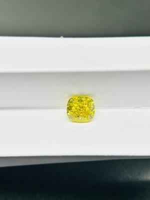2CTS Gevşek Yastık Lab Oluşturuldu Sarı Elmas IGI Sertifikalı