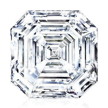 2CT Kaliteli Laboratuvar yetiştirilmiş CVD Beyaz gevşek elmaslar Asscher şekli IGI sertifikalı